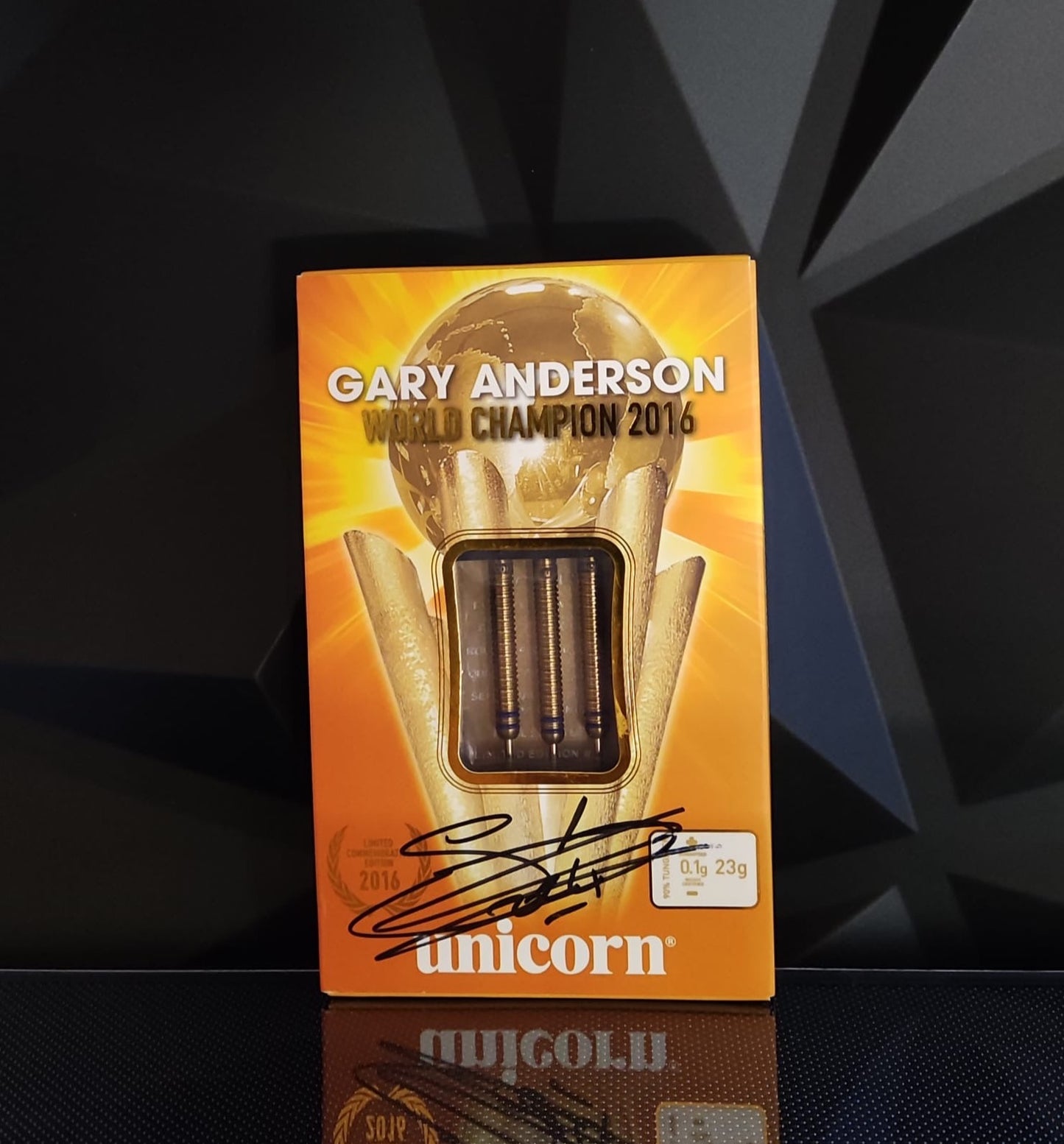 Gary Anderson Darts | World Champion 2016 | Limited Edition | Gold | handsigniert / unsigniert ***SALE***