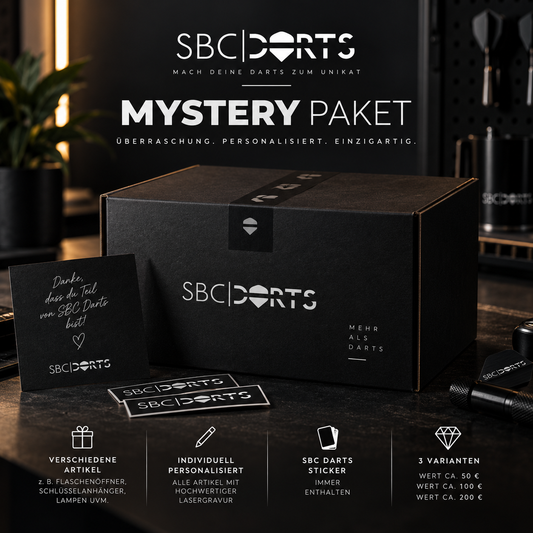 SBC Darts Mystery Paket – personalisierte Überraschungsbox